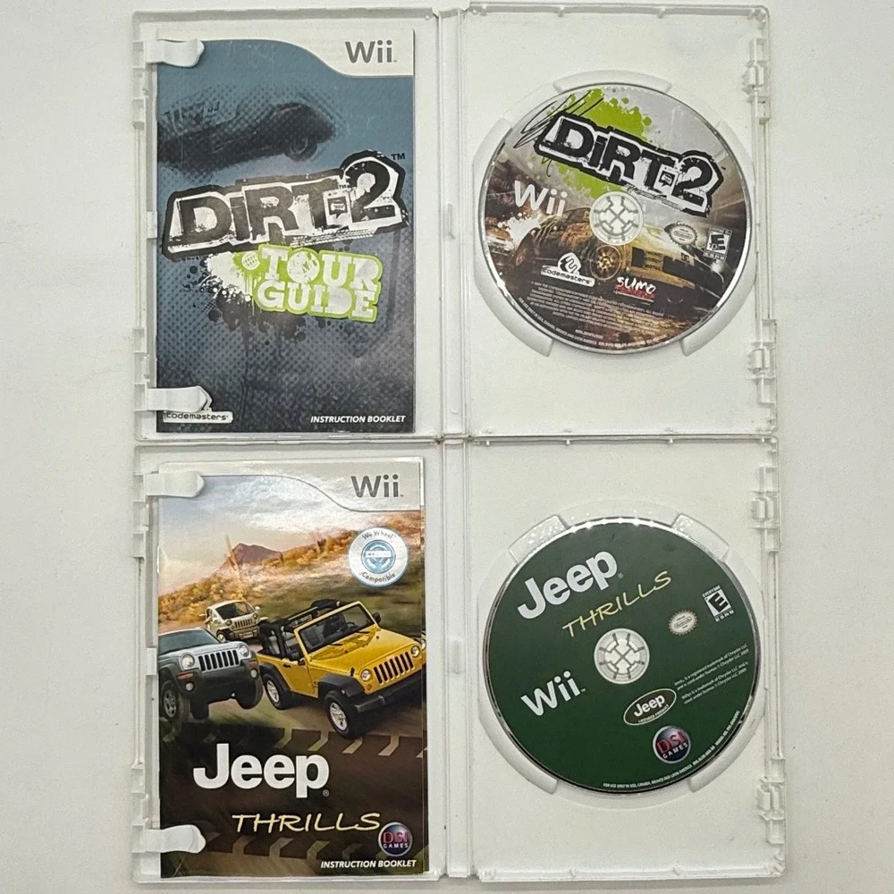Wii Video Games‎ DIRT 2 and Jeep Thrills Bundle Racing Action Adventure